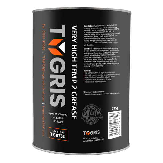 TG8730 Very High-Temp Grease - Size 3 Kg / Sold in packs of 4