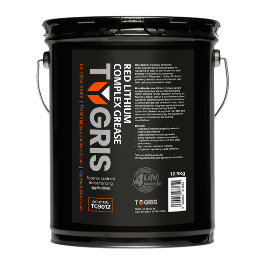 TG9012 Red Lithium Complex Grease - Size 12.5 Kg / Sold Individually