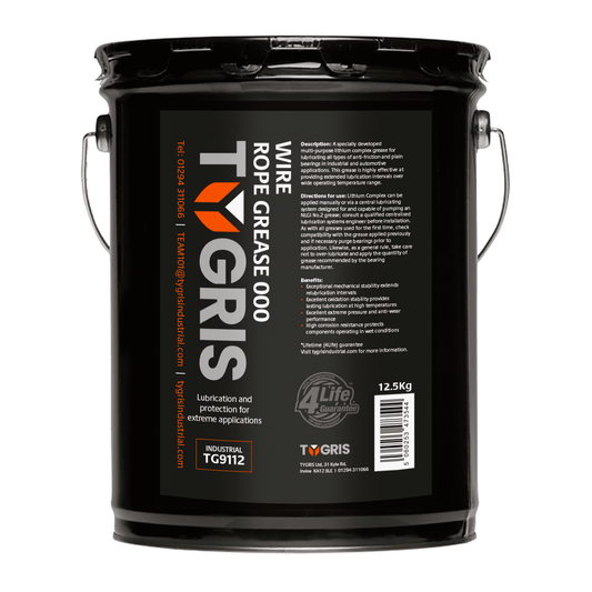 TG9112 Wire Rope Grease 000 - Size 12.5 Kg / Sold Individually