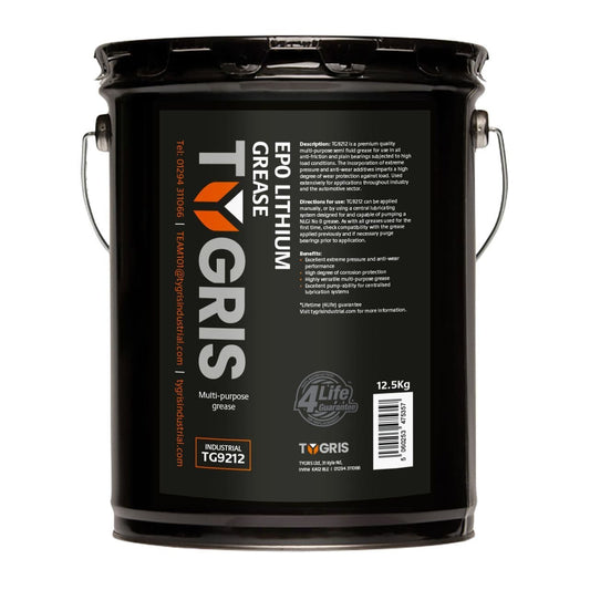 TG9212 EP0 Lithium Grease - Size 12.5 Kg / Sold Individually